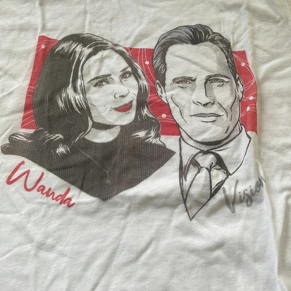 NWOT Unisex Wanda vision short sleeve t-shirt Small - Picture 2 of 2